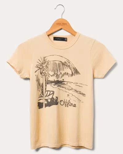 Junk Food Clothing Women's Offline Original Tee In Brown