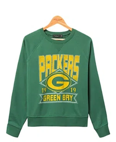 Junk Food Clothing Women's Packers Overtime Crew Tee In Hunter