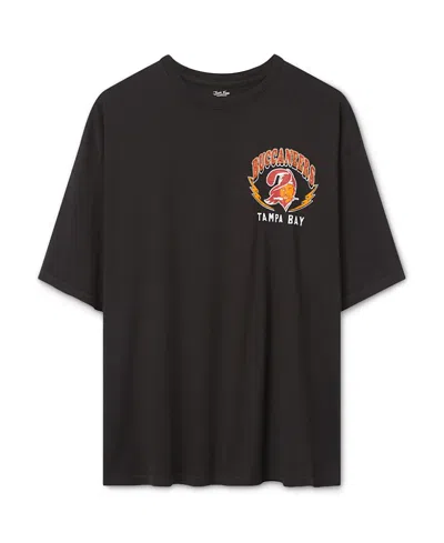 Junk Food Clothing Women's Tampa Bay Buccaneers City Series Oversized Tee In Black
