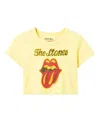 Junk Food Clothing Women's The Rolling Stones Glitter Baby Tee