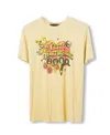 Junk Food Clothing Women's Tom Petty And The Heartbreakers Vintage Tissue Tee In Yellow