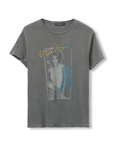 Junk Food Clothing Women's Whitney Houston I Wanna Dance Vintage Tee