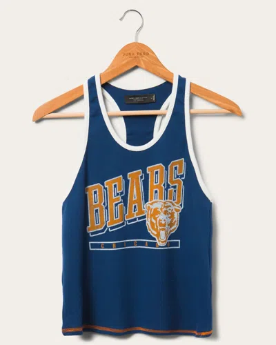 Junk Food Clothing Womens Bears All Pro Racerback Tank In Blue
