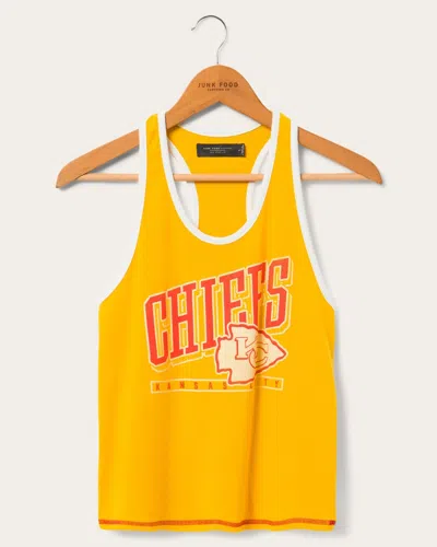 Junk Food Clothing Womens Chiefs All Pro Racerback Tank In Orange