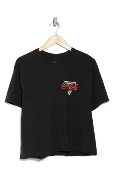 Junk Food Coca-cola Checkered Graphic T-shirt In Black