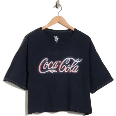 Junk Food Coca-cola Neon Graphic T-shirt In Blue