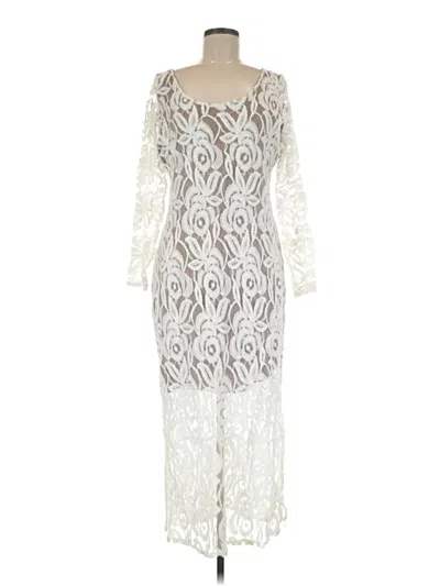 Pre-owned Junk Food Cocktail Dress In White