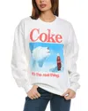 Junk Food Coke Polar Bear Sweatshirt In White