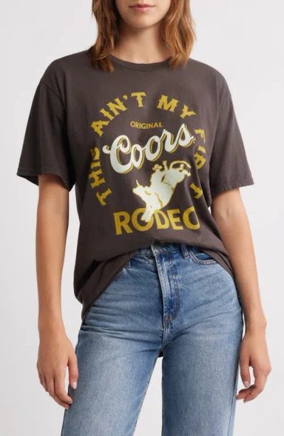 Junk Food Coors Rodeo Graphic T-shirt In Brown