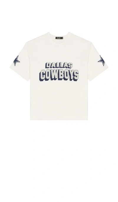 Junk Food Cowboys Halfback Tee In White