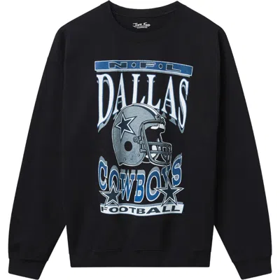 Junk Food Cowboys Helmet Graphic Sweatshirt In Black