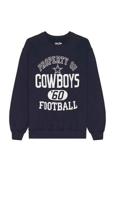 Junk Food Cowboys Property Crew Sweatshirt In Blue