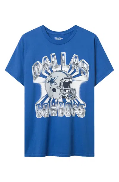 Junk Food Dallas Cowboys Cotton Graphic T-shirt In Royal
