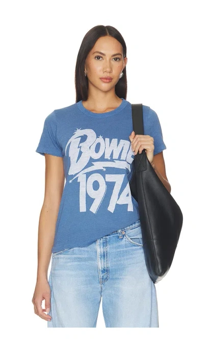Junk Food David Bowie 1974 Tee In Dutch Blue