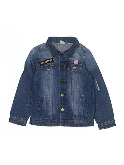 Pre-owned Junk Food Kids' Denim Jacket In Blue