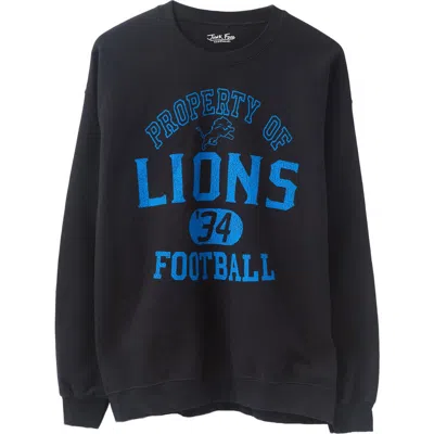 Junk Food Detroit Lions Property Of Flea Market Crewneck Sweatshirt In Blue