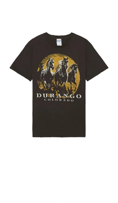 Junk Food Durango Colorado Tee In Coffee