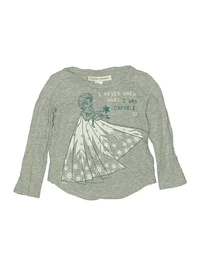 Pre-owned Junk Food For Baby Gap Kids' Long Sleeve T-shirt In Gray
