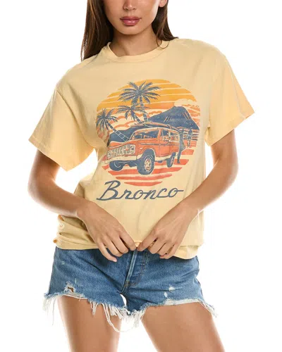 Junk Food Ford Bronco Sunset T-shirt In Yellow