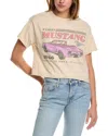 Junk Food Ford Mustang Flea Market Crop T-shirt In White