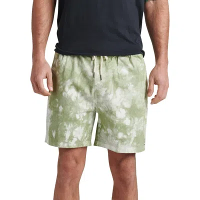 Junk Food Ford Tie-dye 6" Inseam Shorts In Sage In Green