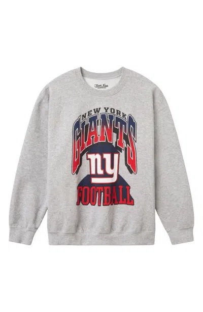 Junk Food Giants All Pro Crewneck Sweatshirt In Heather Grey