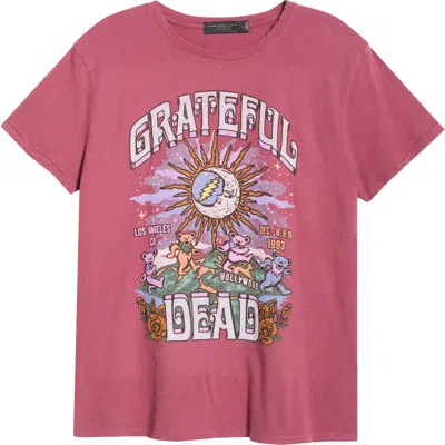 Junk Food Grateful Dead Graphic T-shirt In Pink
