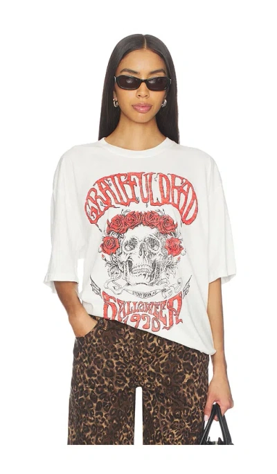 Junk Food Grateful Dead The Vintage Oversized Tee In White