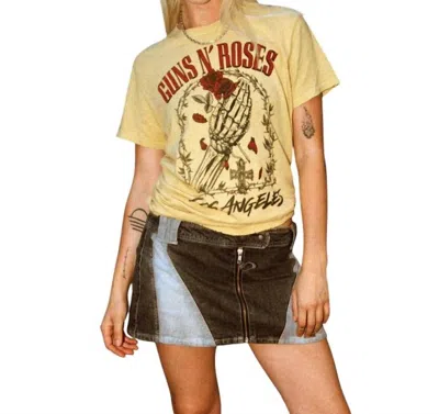 Junk Food Guns N' Roses La Tee In Yellow
