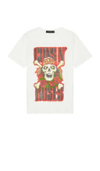 Junk Food Guns N' Roses North American Tour T-shirt In White