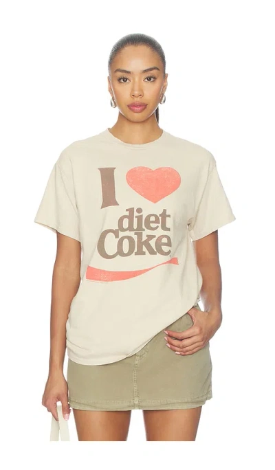 Junk Food I Heart Diet Coke Tee In Neutral