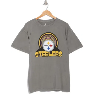 Junk Food Infinite Vibes Steelers T-shirt In Gray