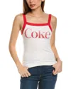 Junk Food It's The Real Thing Coke Tank In White