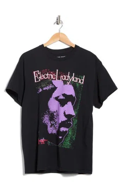 Junk Food Jimi Hendrix Graphic T-shirt In Black