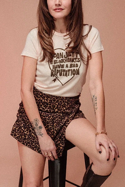 Junk Food Joan Jett Bad Reputation Original Tee In Spanish Villa, Women's At Urban Outfitters In Multi