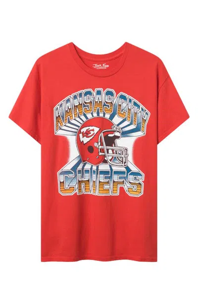 Junk Food Kansas City Chiefs Cotton Graphic T-shirt In Red