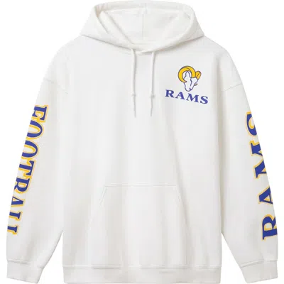 Junk Food Los Angeles Rams Fandom Hoodie In White