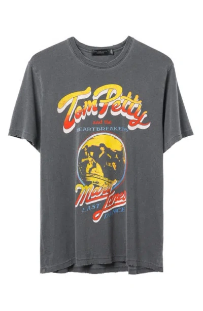 Junk Food Mary Jane's Last Dance Graphic T-shirt In Vintage Black