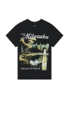 Junk Food Mhl Greetings From Milwaukee T-shirt In Black