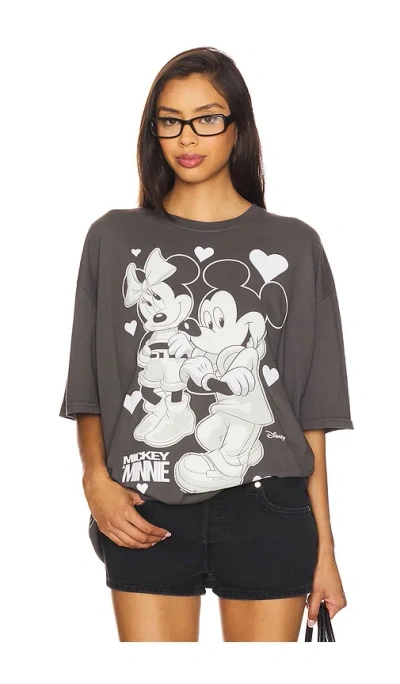 Junk Food Mickey & Minnie Oversized Tee