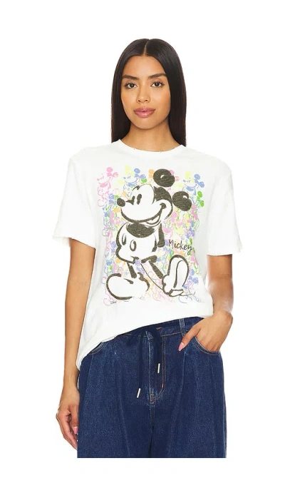 Junk Food Mickey Mouse Face Tee In 白色
