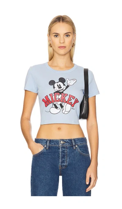 Junk Food Mickey Wave Tee In Blue