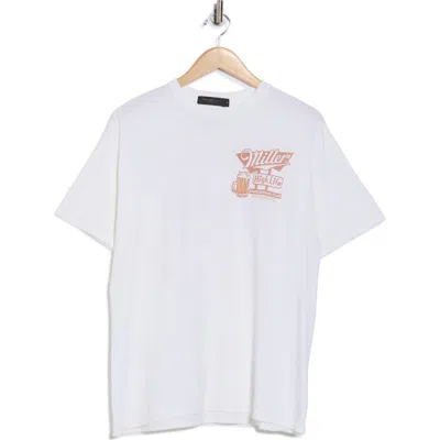 Junk Food Miller High Life Graphic T-shirt In White