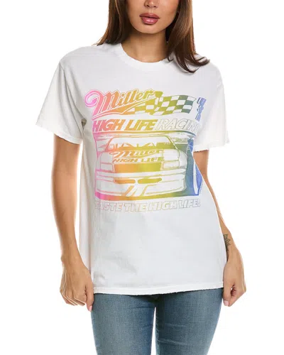 Junk Food Miller High Life Racing Flea Market T-shirt In White