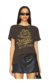 Junk Food Miller High Life Vintage Destroy Tee In 咖啡色