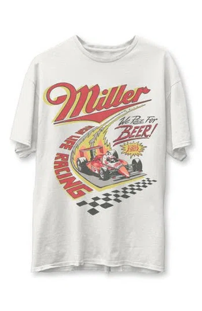 Junk Food Miller Racing Graphic T-shirt In White