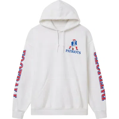 Junk Food New England Patriots Fandom Hoodie In White