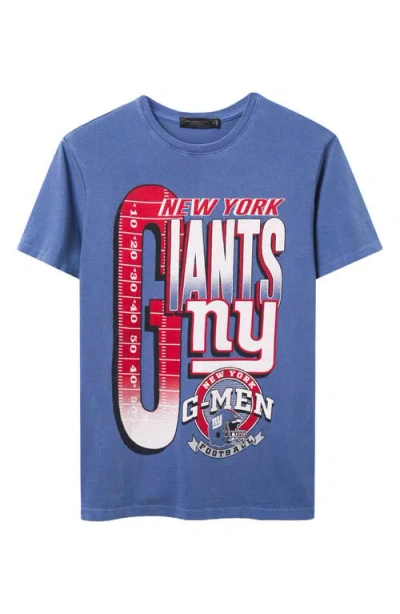 Junk Food New York Giants Graphic T-shirt In Blue