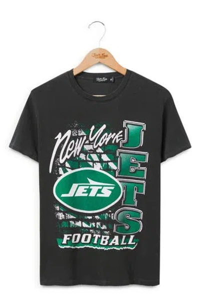 Junk Food New York Jets Graphic T-shirt In Black