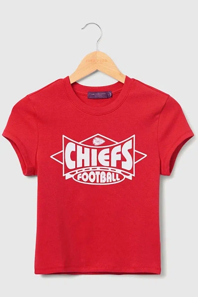 Junk Food Nfl Baby Tee In Kansas City Chiefs, Women's At Urban Outfitters In Red